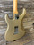 Used 2006 Fender John Mayer Stratocaster Shoreline Gold Racing Stripe W/case