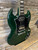 Used 2023 Gibson SG Standard Transparent Teal W/bag