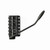 Vintage Style Tremolo bridge, Black Nickel Plated, with hardware
