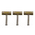 BP-0537-008 Brass Bridge Saddles