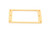 PC-0743-028 Humbucking Pickup Rings Flat Slanted Cream