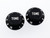 PK-0153-023 Set of 2 Black Tone Knobs