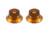 PK-0140-022 Vintage Style Amber Bell Knobs