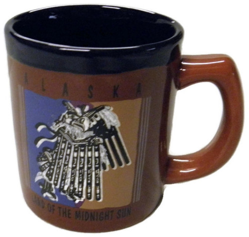 Alaskan Totemic Design 11 Oz. Coffee Mug