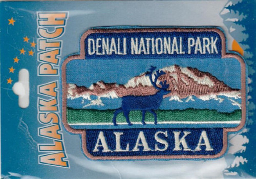 Alaska Iron On Patch Denali National Park