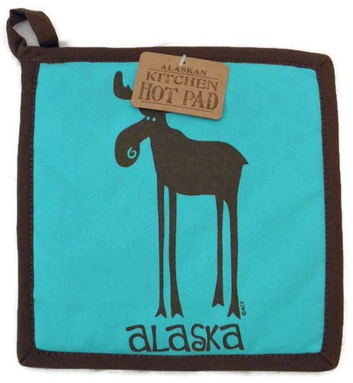 Leggy Moose Hot Pad 8 X 8 inches Pot Holder