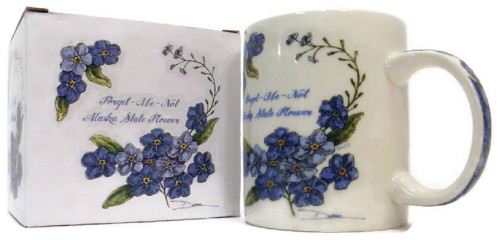 Alaska Forget-Me-Not Alaska State Flower Coffee Mug (12 oz.)