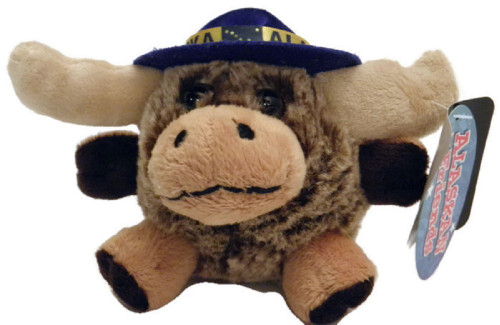 Alaska State Trooper Moose 5" Alaska Friends Plush w/gift tag