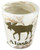Alaskan Moose Cream Marble Stoneware Shot Glass