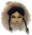 Alaska Native Handmade Inupiat Mask by Charlene Killbear 8 in. X 9 in.