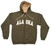 Rifle Green Zippered Jacket with ALASKA Embroidered Letters - Adult (M, L, XL only)
