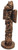 Alaskan Native Motif Totem Pole 7 In. with Copper Finish