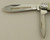 Pocket Knife w/Orca Scrimshawed Faux Ivory Handle, Two Blades and Pocket Sheath