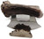 Hand Made Molted Moose Antler Ulu Knife and Stand (MOO-2)