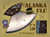 Alaska Ulu Knife Walnut Handle State Map Etched 6" Blade