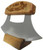 Inupiat Ulu Knife Puffin Etched Birch Handle 6.25" Blade