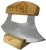 Inupiat Ulu Knife Polar Bear Etched Birch Handle 6.25" Blade