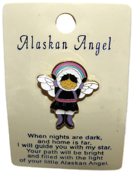 Alaskan Eskimo Rainbow Angel (Souvenir Lapel Pin)