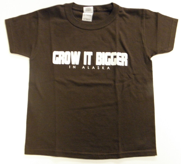 Grow It Bigger In Alaska Youth Tee Shirt (M)