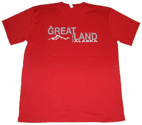 Great Land Alaska EST. 1959 Tee Shirt Adult (L)