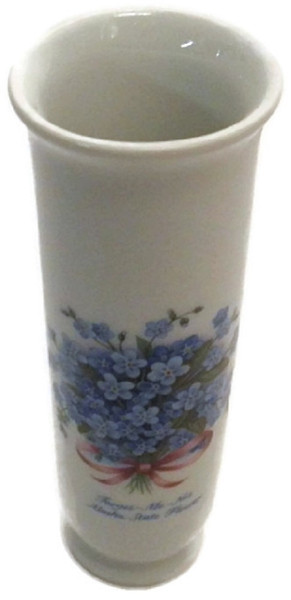 Alaska Forget-Me-Not Alaska State Flower 6.5 in cylindrical Vase