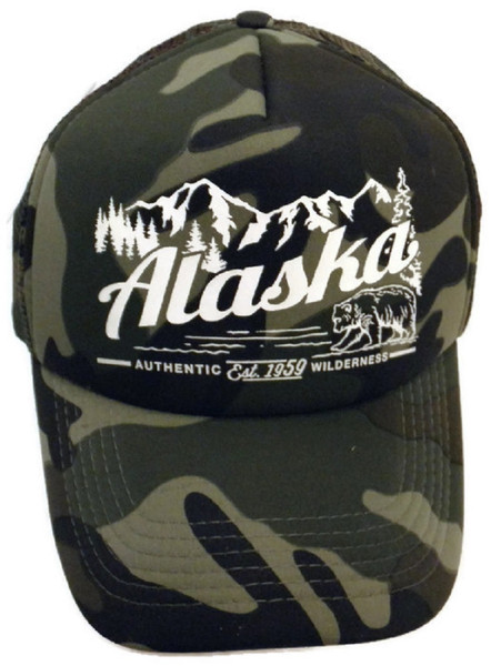 Alaska Wilderness Design Ball Cap Style Hat Adult OSFA