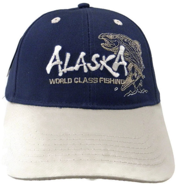 Alaska World Class Fishing Adult Ball Cap Hat OSFA