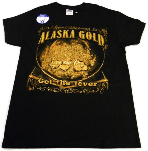 Alaska Gold Fever Short Sleeve Adult Tee Shirt 