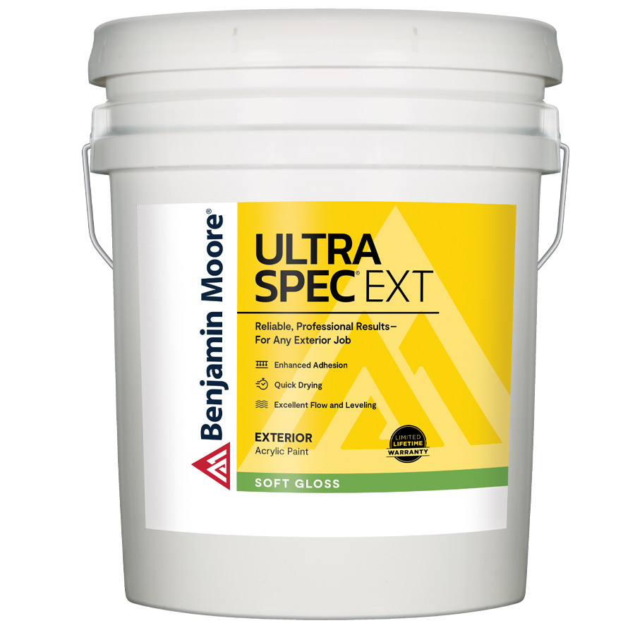 Benjamin Moore Ultra Spec EXT Exterior Paint – Flat, Satin Soft