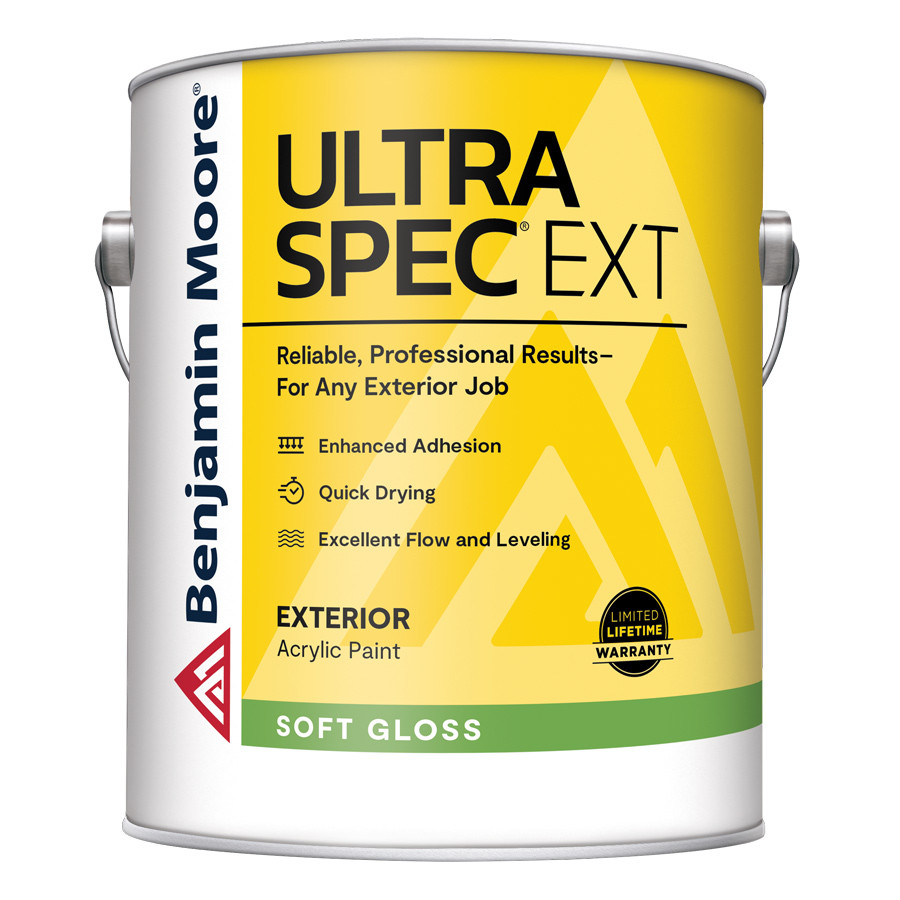 Benjamin Moore Ultra Spec EXT Exterior Paint – Flat, Satin Soft
