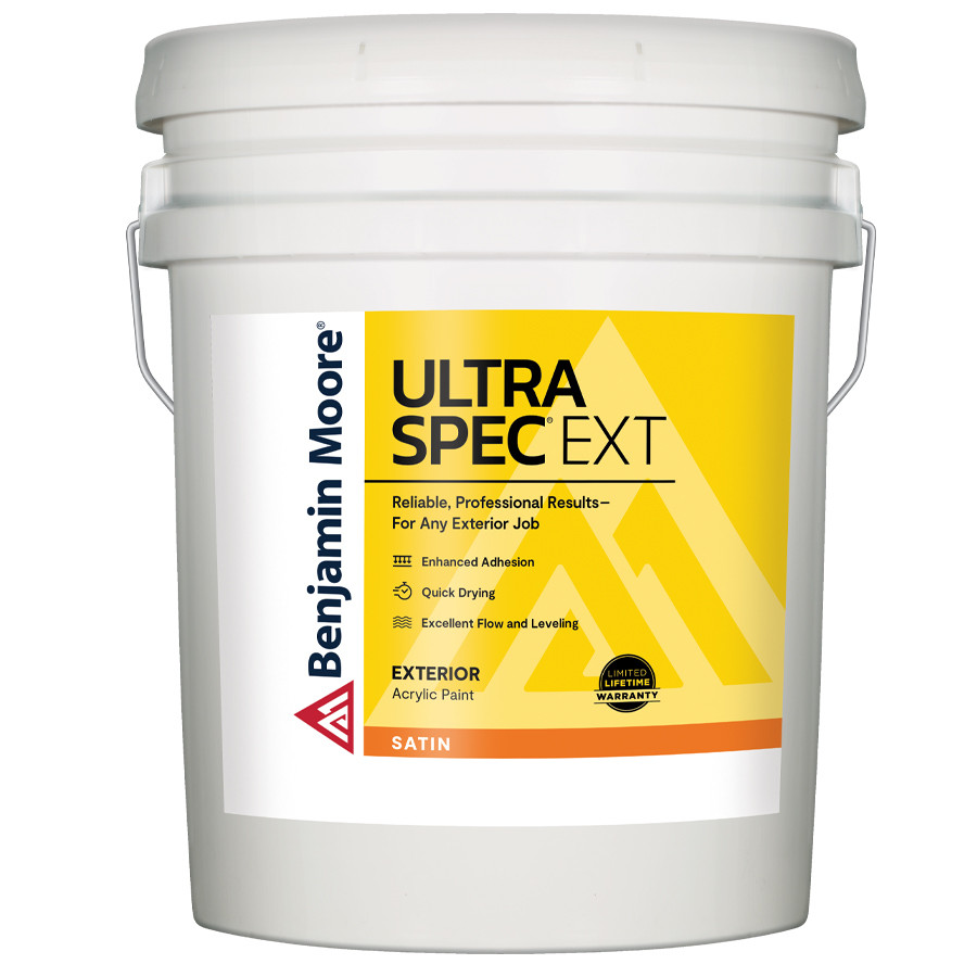 Benjamin Moore Ultra Spec EXT Exterior Paint – Flat, Satin Soft