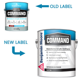 Benjamin Moore HP3920 Command Satin Gallon – Formerly Corotech V392 | Low-Luster Fast-Drying Urethane Enamel