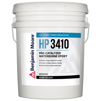 Benjamin Moore HP3410 Pre-Catalyzed Waterborne Epoxy – formerly Corotech V341 – semi-gloss interior coating