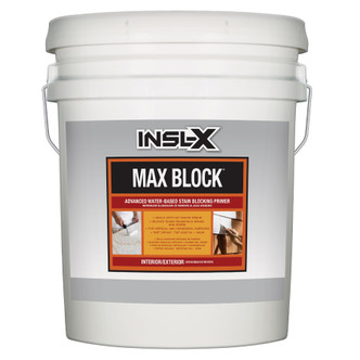 INSL-X Max Block primer sealing cedar tannin bleed