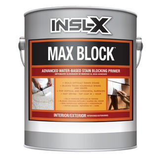 Water stain repair using INSL-X Max Block primer