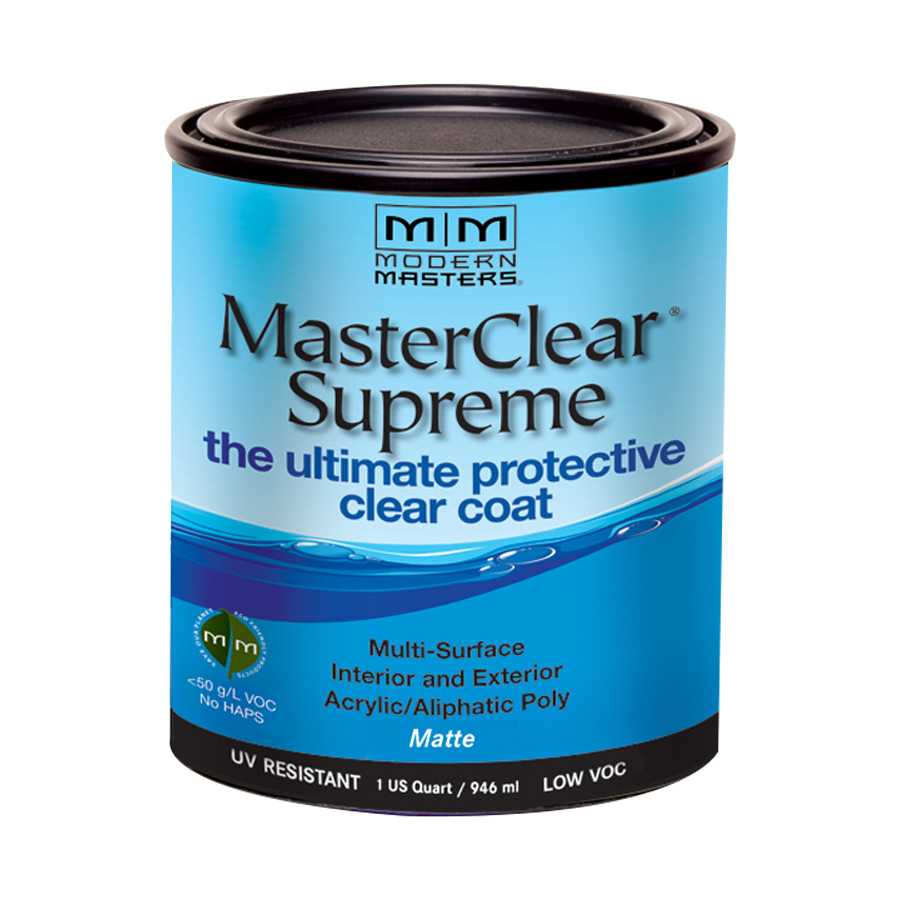 Modern Masters Master Clear Supreme - Water-Based Aliphatic Urethane UV  Protective Finish