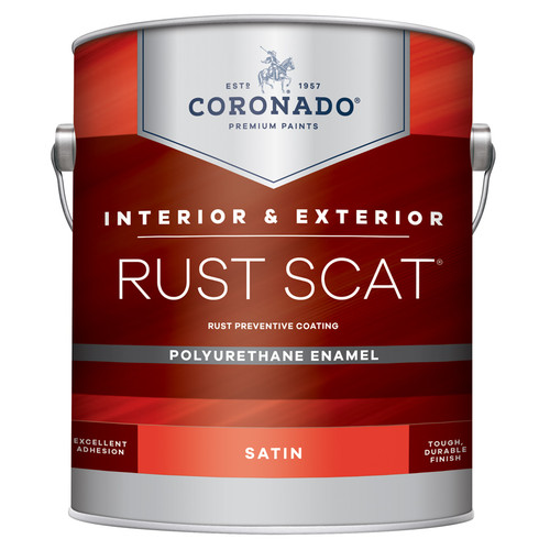 Coronado RUST SCAT Polyurethane Alkyd SATIN Enamel by Benjamin Moore