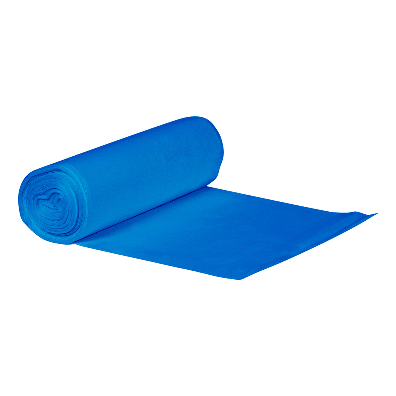 Eco Blend® Max Can Liners - 33 Gal 33 x 39 PCR LLDPE 0.80 Mil Blue Tint 8/25 Rolls (L6639TX ER1)