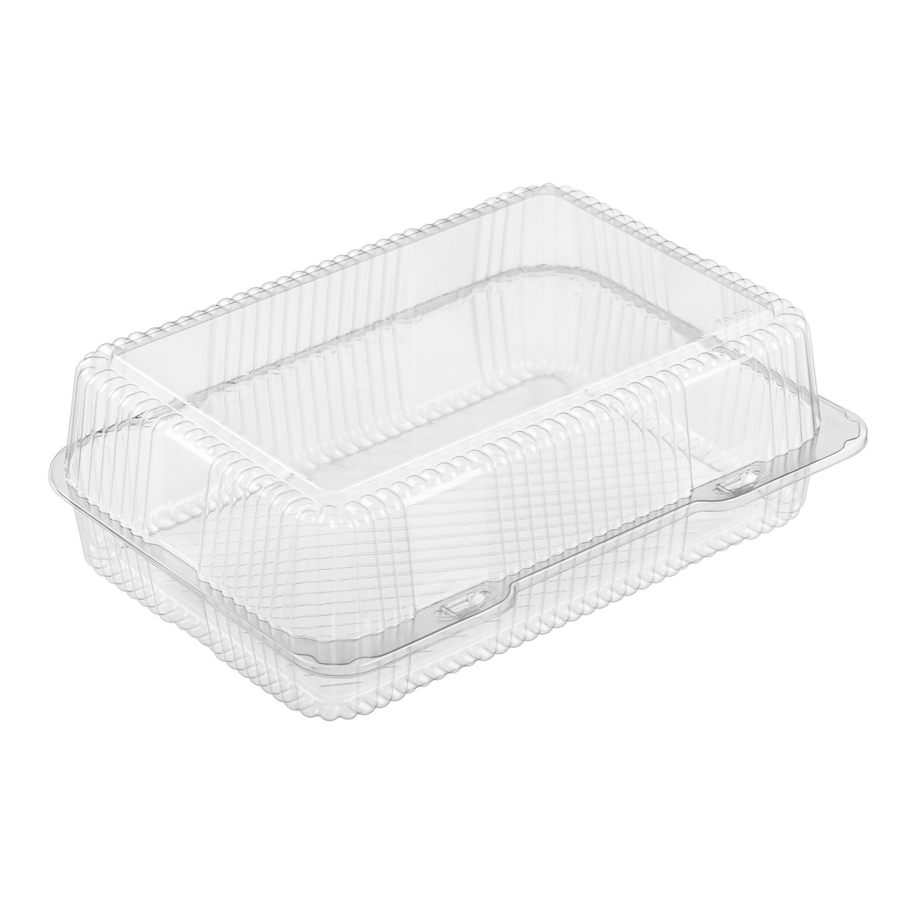 Clear medium-deep jumbo container (9515) 