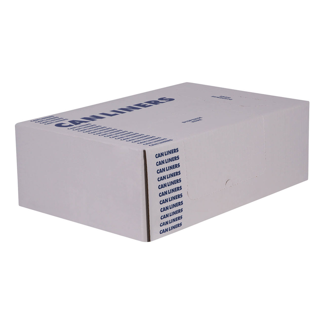 Eco Blend® Max Can Liners - 40-45 Gal 40 x 46 PCR LLDPE 0.80 Mil Clear 6/25 Rolls (L8046TC ER1)