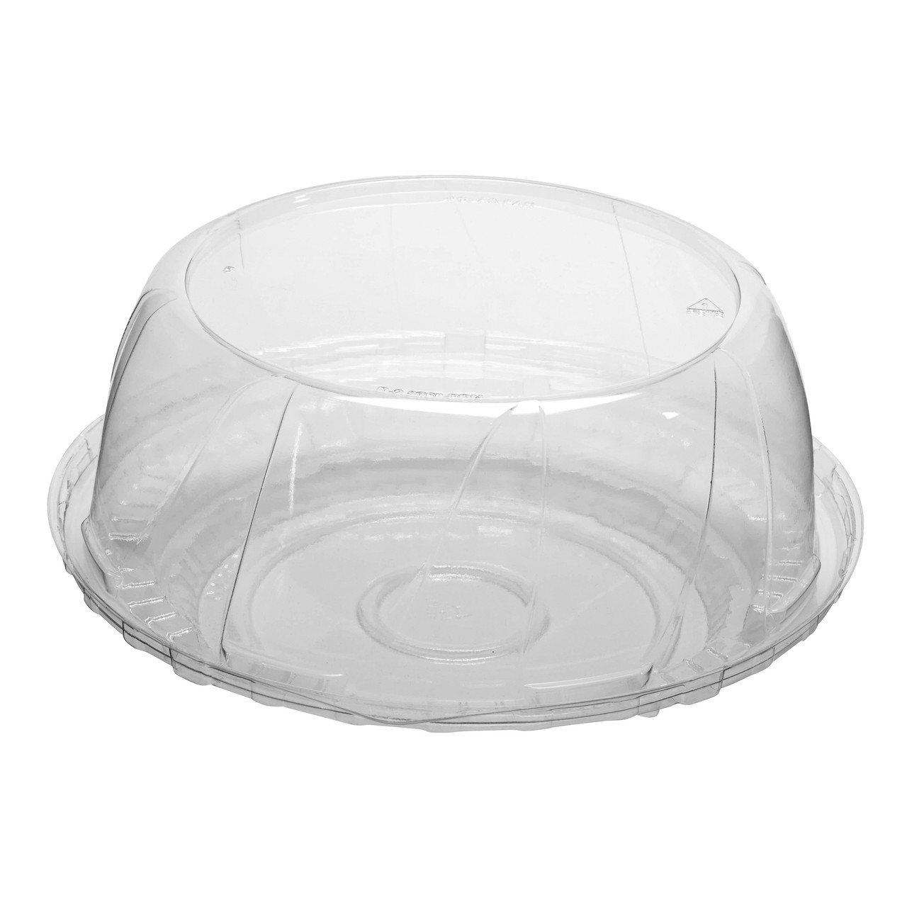 8” clear dome, clear base pie combo (deep) (3895PIE8CL) 