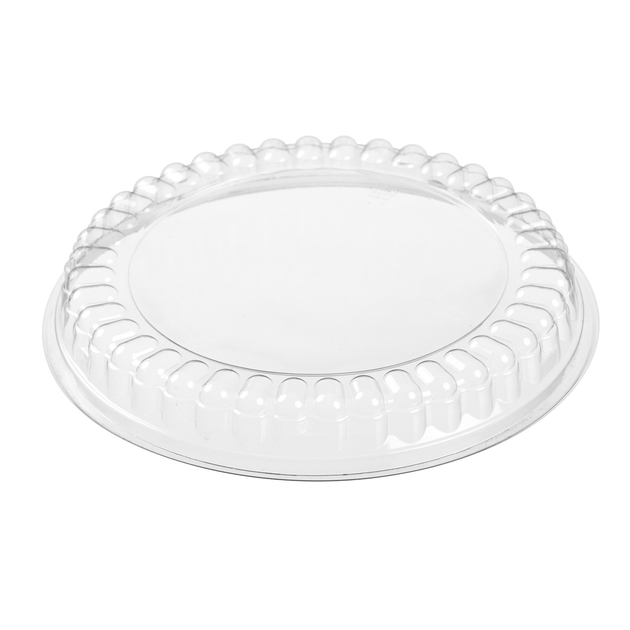 7” clear fluted dome 1” deep 200/cs (5D010-3) 