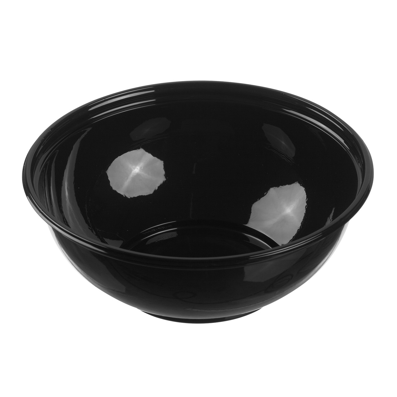 10” - 80 oz black round bowl (small case pack) (5E080-BWL-BK-3) 