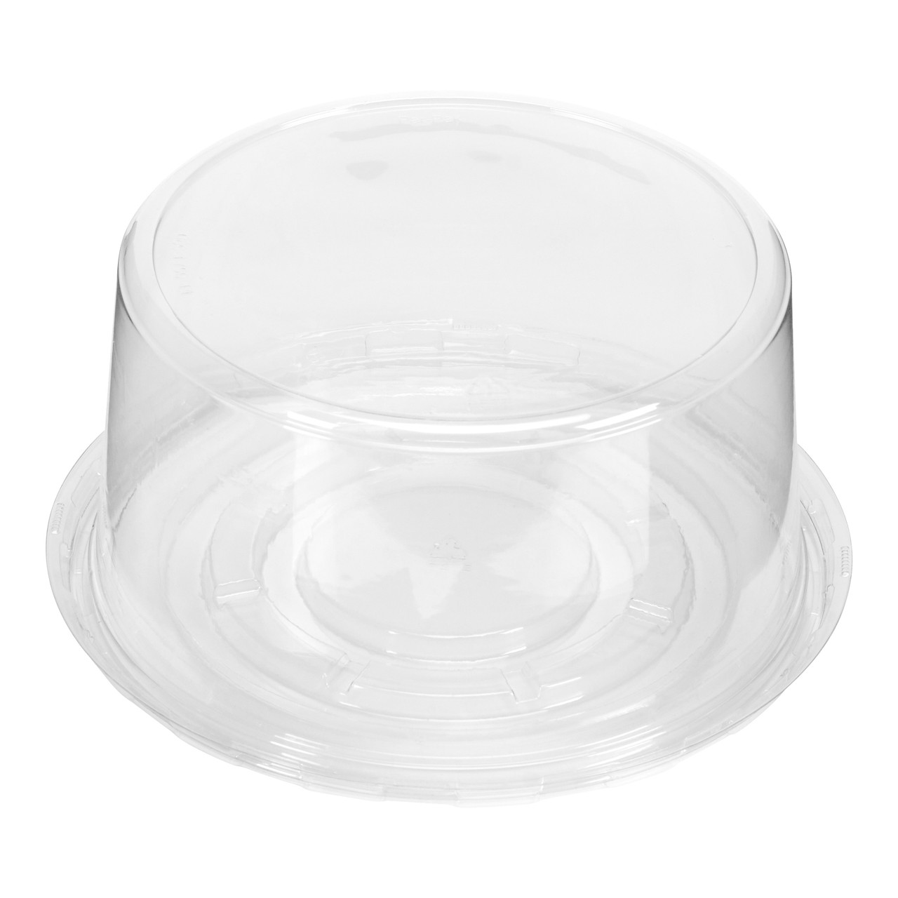 6” clear base/plain dome 4” combo 100/cs (506640PLCLC) 