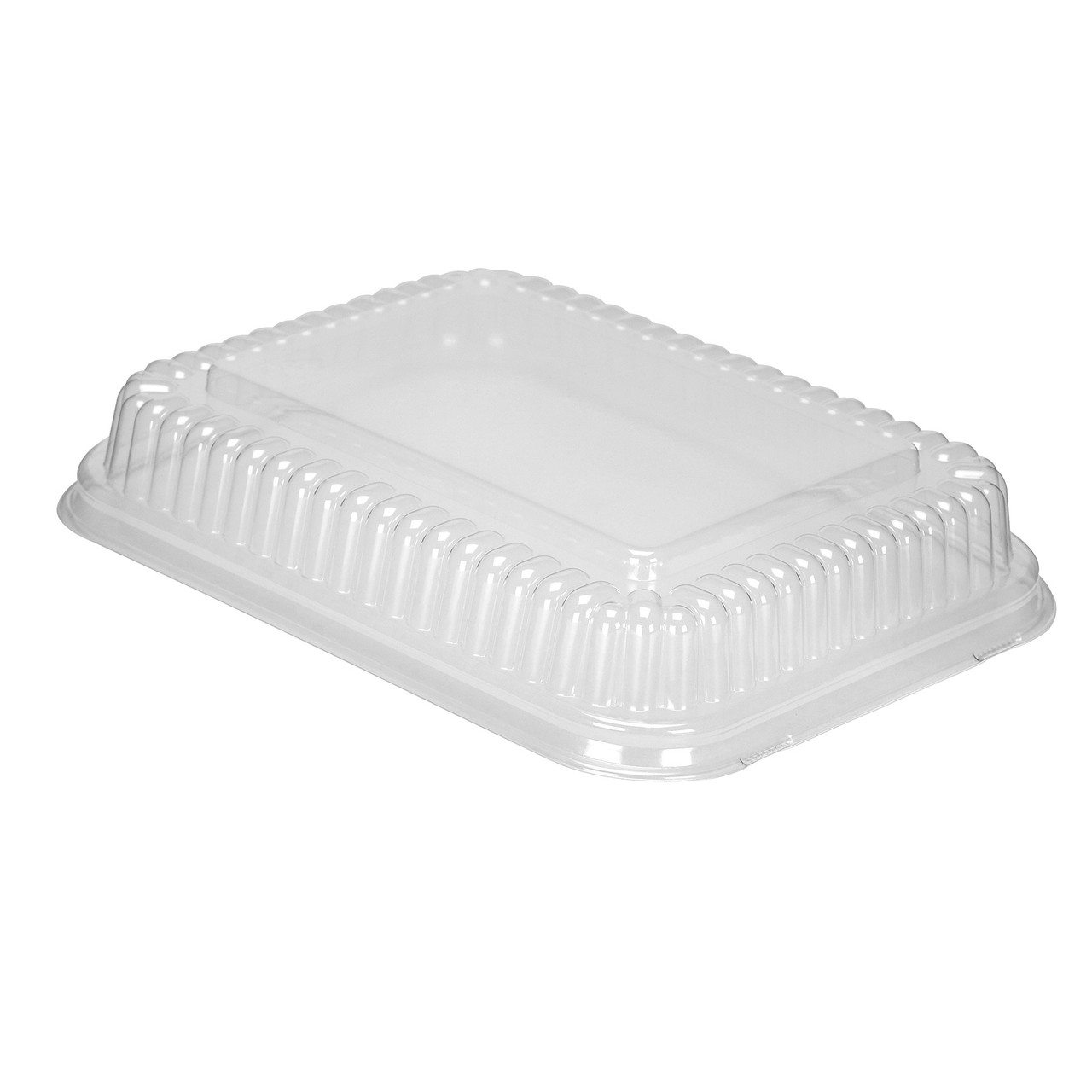 Polar Pak Grab  Go Containers Clear Lid for 1 Cell Black Container 21939