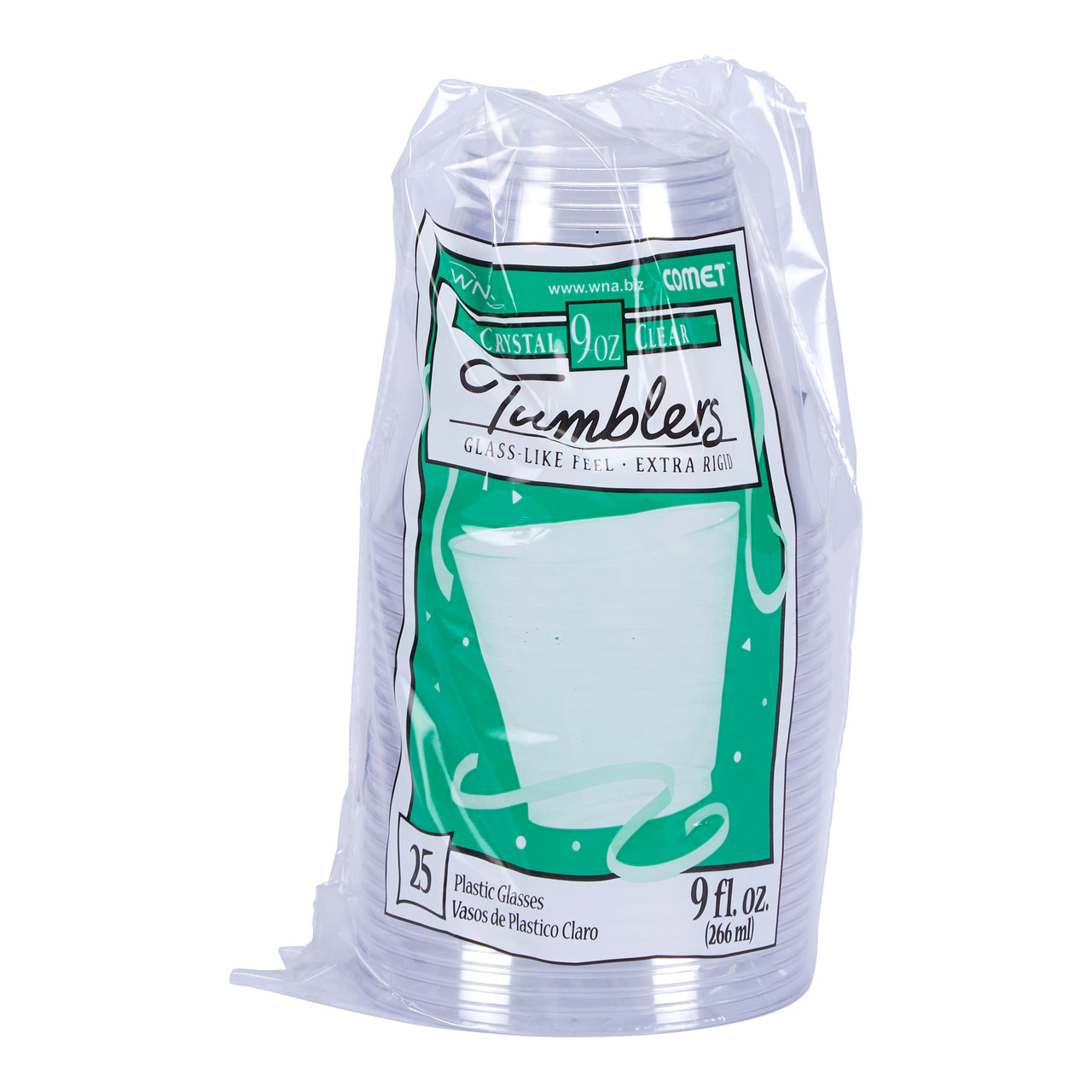 Comet Smooth Wall Tumblers Drinkware 9 fl oz 266ml Clear Squat Tumbler T9S