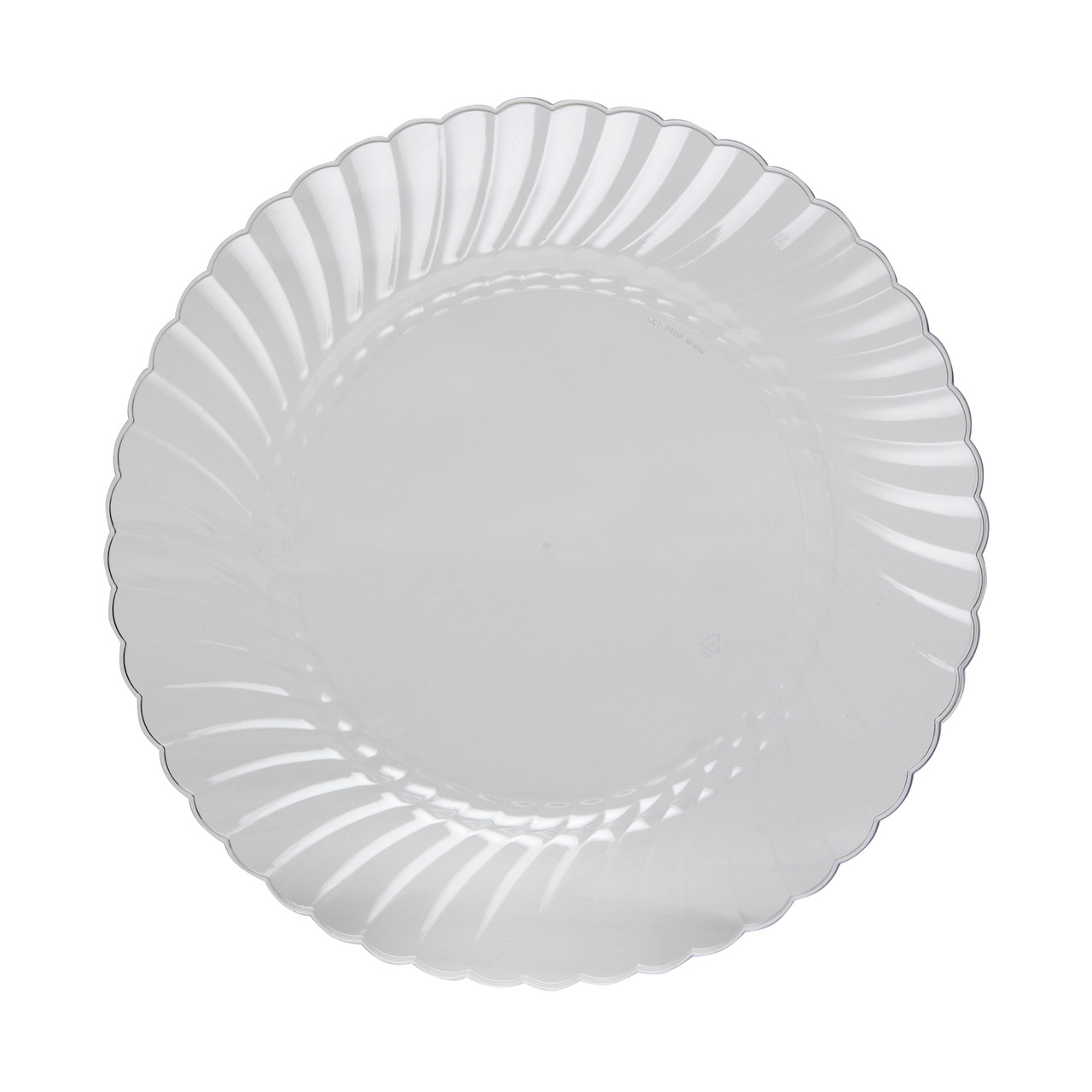 Classicware Dinnerware 1025 Round Clear Plate CW10144
