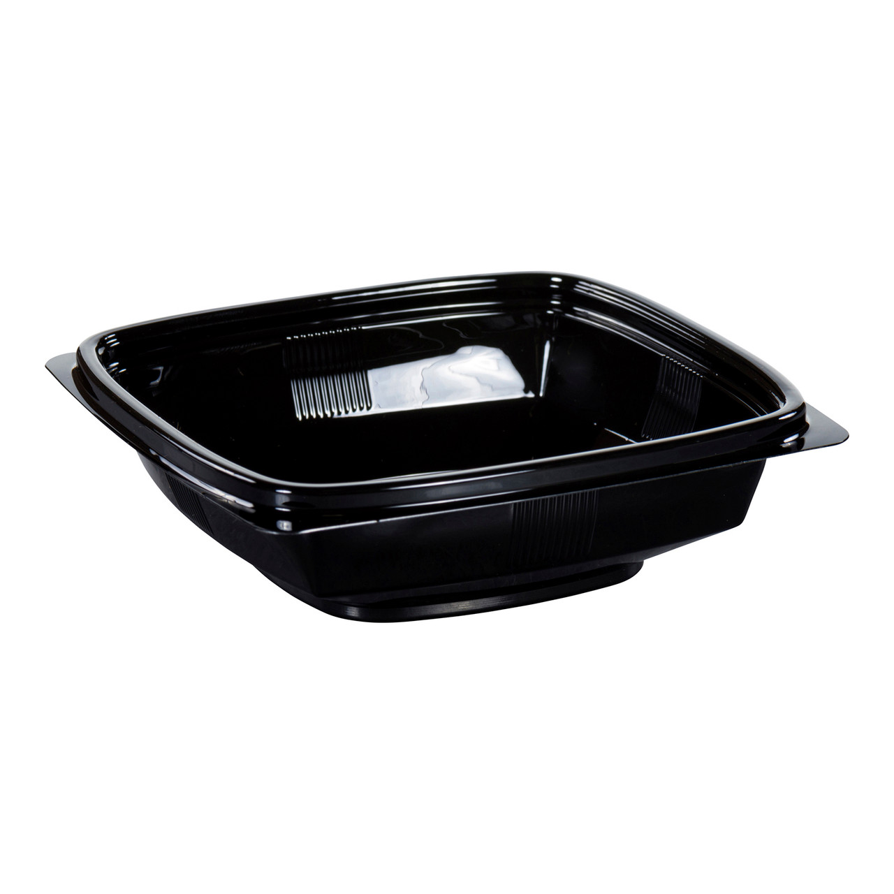POLAR PAK Square Bowl 5 8 oz Black Bowl 5BB008BK