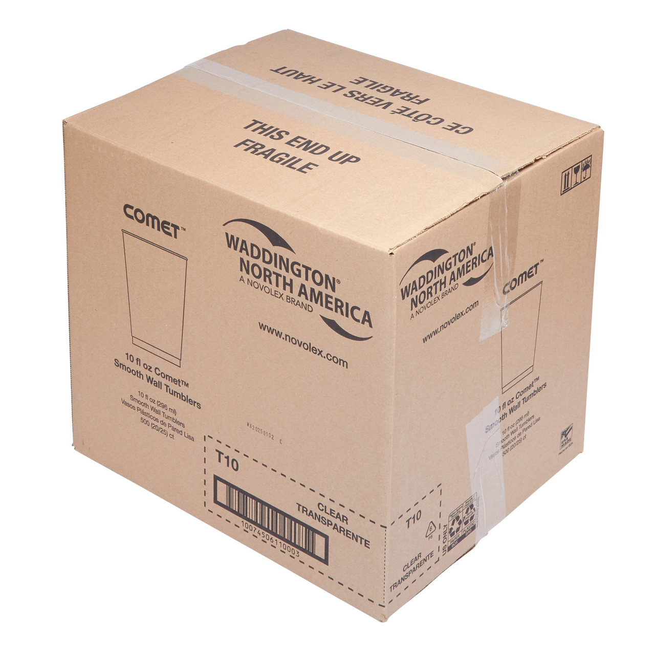 Comet Smooth Wall Tumblers Drinkware 10 fl oz 296ml Clear Tall Tumbler T10