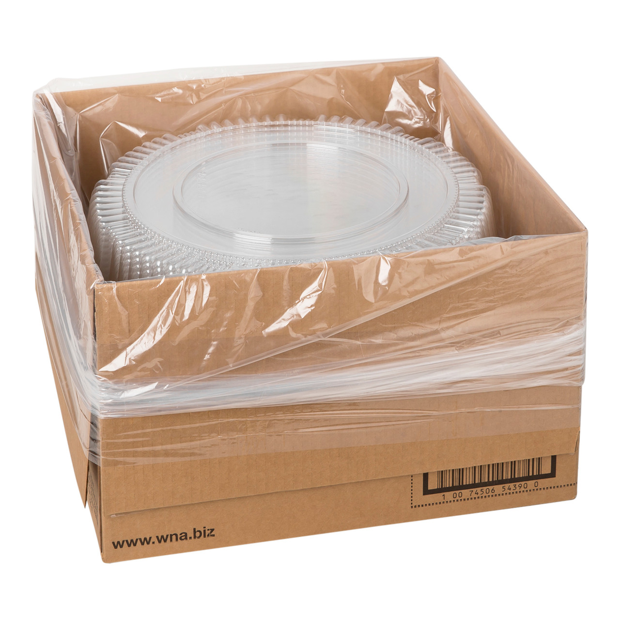 Casuals Round Tray 16 Clear Round Dome Lid Std  275 high A16PETDM